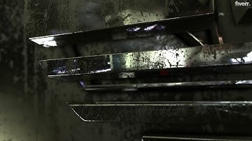 Create this grunge metal 3d logo animation and reveal - Best Logo Animation service