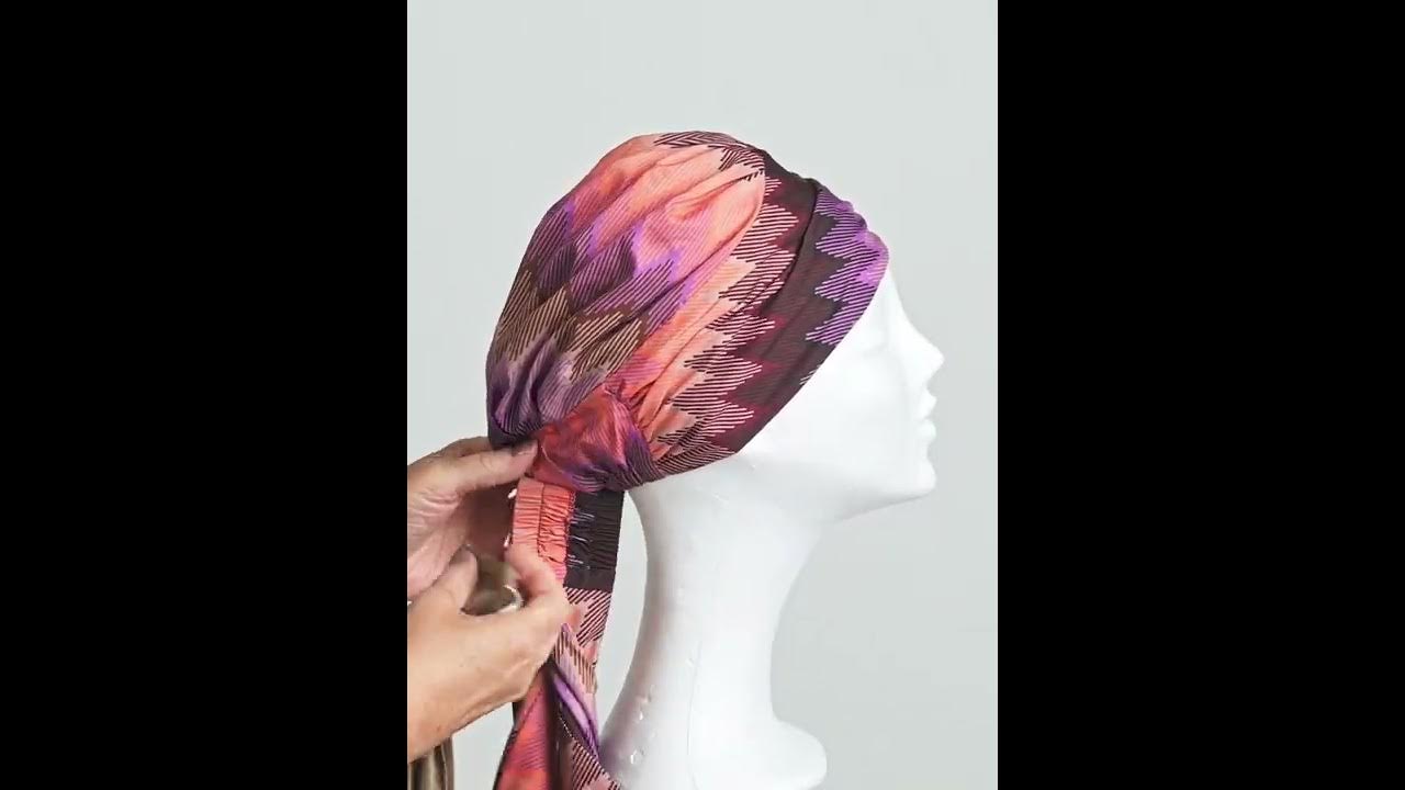 Boho Sapphire Turban Styling Bohemian Vibes Christine Headwear - YouTube