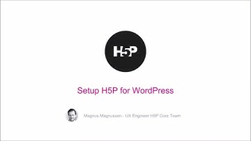 Setup H5P for WordPress