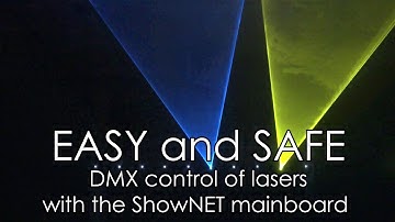 DMX control laser - setup projection zone, safety zone and geo correction - setup mode | Laserworld