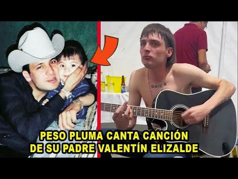 Peso Pluma homenajea A SU PADRE Valentín Elizalde cantando una de sus canciones