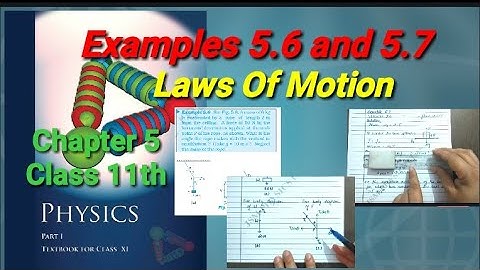 Examples 5.6 and 5.7 | Laws Of Motion | Physics | Class 11th | Chapter 5 |