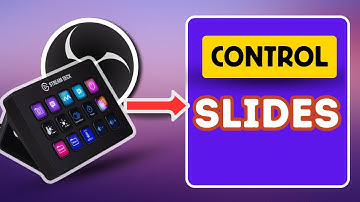 How to Control SLIDES in OBS using a Stream Deck | Online Presentations