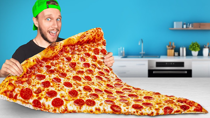 J'ai Mangé la plus Grosse Pizza du Monde !