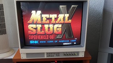 Pvm20L2MD Metal slug X raspberry pi3 (retropie crt evo)