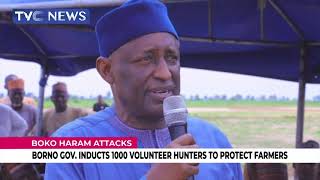 Governor Zulum Inducts 1000 Volunteer Hunters To Protect Farmers