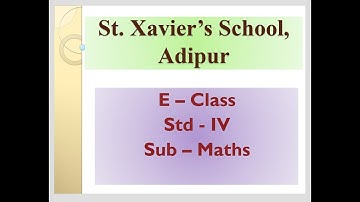 Std 4 Maths Ch 2 Part 12