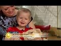 Cancersjuka Noelia 2,5 år charmar Tilde - Nyhetsmorgon (TV4)