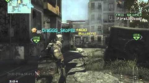 MW3 awesome cross map throwing knife!