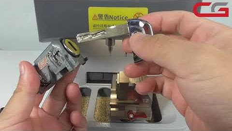 How to use CGDI CG007 Godzilla to cut key for Audi A6L HU66- Eobdtool.co.uk