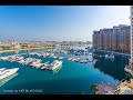 Inside a Palm Jumeirah Marina Residences upgraded 2 bed with sea view
