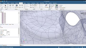 converting facted body into solid through SpaceClaim