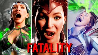 Mortal Kombat 1 All Fatalities on Nitara with Random Skins