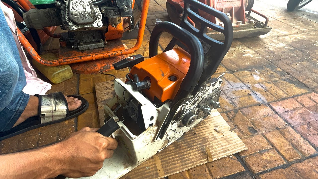 Testing Power of Chainsaw STIHL MS381 (Copy ) / Chainsaw STIHL YouTube