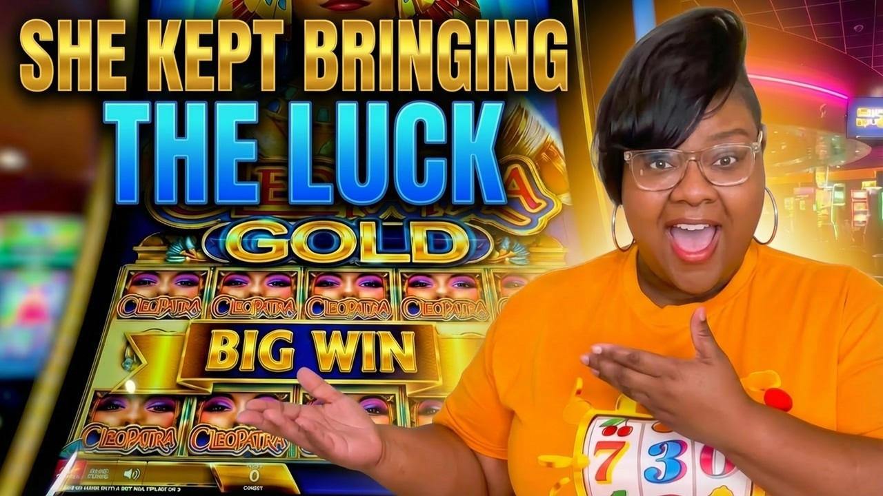 Finally Found This Slot & She PAID! Cleopatra Gold WINS