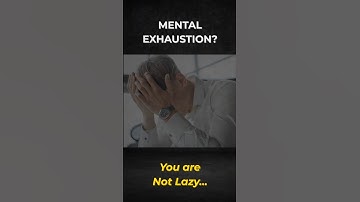 You’re NOT Lazy! Your Brain Is Just Tired | Decision Fatigue Explained
