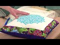 Learn more about free motion quilting on It’s Sew Easy with Rebecca Kemp Brent (709-1)