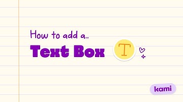 Kami Text Box Tool | Add Editable Text, Links & Formulas Anywhere