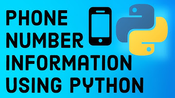 How to get Phone Number Information using Python