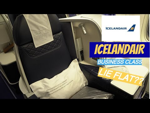 Video: Icelandair are lie flat?