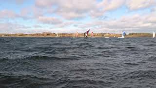 Draycote Water. Whoosh Gybe