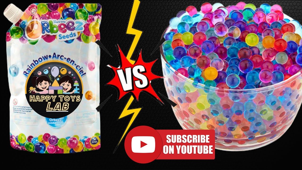 The Ultimate Showdown Orbeez vs Water Beads! YouTube