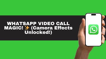 HOW TO ADD CAMERA EFFECTS & FILTERS ON WHATSAPP VIDEO CALLS! | Get BEAUTY MODE on WhatsApp  Calls! 💖