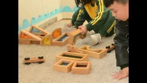 Preschool Kids Wooden Perspective Blocks