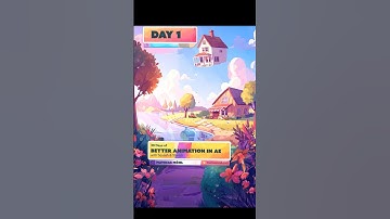 Day 1 – 30 Days of Better Animation in After Effects with Squash & Stretch #learn #animation #plugin