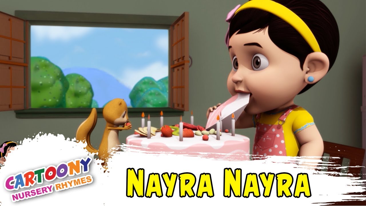 Nyra Nyra   Educational Rhymes for Kids  Learning Rhymes for Kids  Cartoony Rhymes