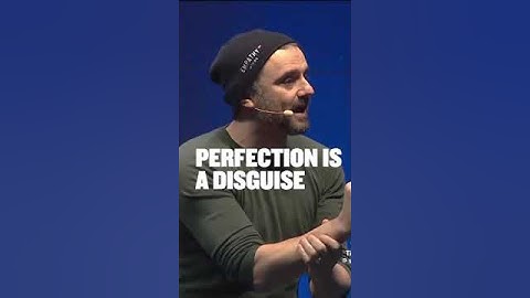 Gary Vee | Perfection is a Disguise for Insecurity #viral #motivation #mindset #garyvee #inspiration