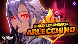 🩸BUILD LEGENDARIA de ARLECCHINO🩸 #GenshinImpact