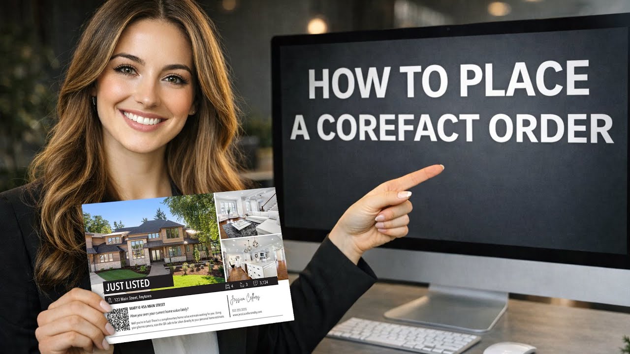Corefact Marketing How to Order Real Estate Marketing Products Online with Corefact | Step ...
