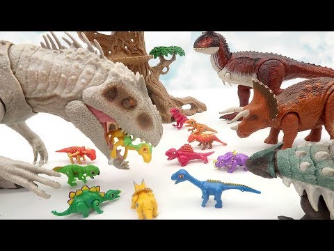 Dinosaur In <strong>Dangerous</strong>! Indominus Eat <strong>Mini</strong> Dinosaur Eggs. Fun Dinosaur Movie For Kids 인도미누스