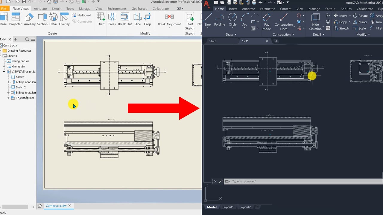 Bạn đang gặp khó khăn với việc mở một file bản vẽ 2D không tương thích với phần mềm của mình? Chuyển đổi file bản vẽ 2D chưa bao giờ dễ dàng đến thế cả. Nhấp chuột vào hình ảnh để tìm hiểu thêm về cách chuyển đổi một cách nhanh chóng và dễ dàng.