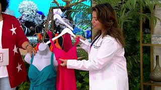 AmberNoon II by Dr. Erum Ilyas UPF 50 Twist Front Tankini w/ Bike Short on QVC