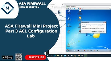 22.ASA Firewall Mini Project Part 3 ACL Configuration Lab | Configure ACL in ASA Firewall