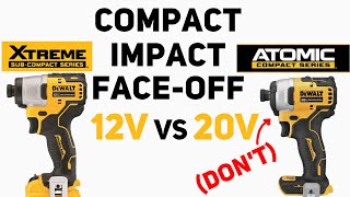 DeWalt Atomic vs 12V Xtreme Impact Driver Showdown