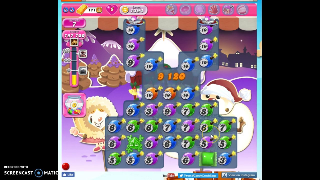 Candy Crush Level 1394 Help W Audio Tips Hints Tricks Youtube