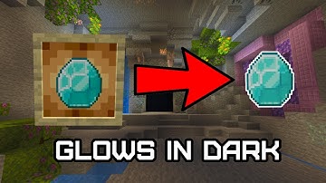 Minecraft 1.17- How To Get Invisible Glow Item Frames #minecraft #commands #item frame