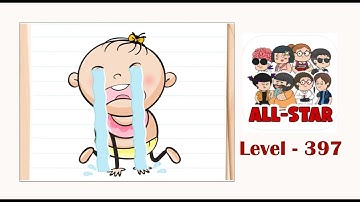 Brain test all star level 397 Why is she crying?
