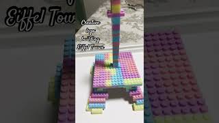 Creative lego building idea. Eiffel Tower. shorts viral creative lego