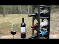 Forged Steel WINE RACK - Blacksmithing