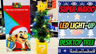 Super Mario Bros LED Light Up Desktop Tree from GameStop (Officially Licensed by Nintendo)
