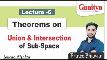 Prove that Intersection of two Subspaces is a Subspace | Union of two Subspaces is not a Subspace