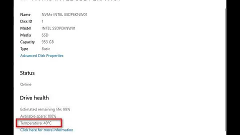 How to Check Drive Health, Temp, and SMART in Windows 10