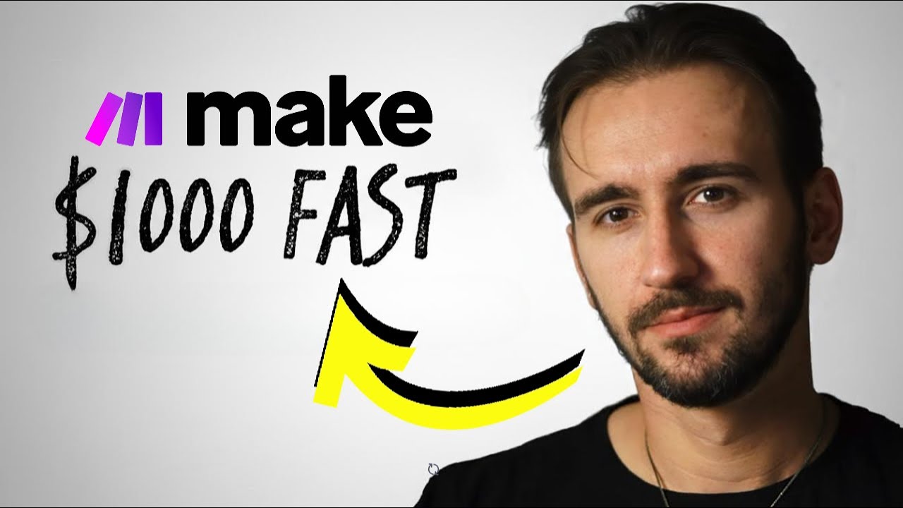 Make.com automation tutorial showing lead generation workflow