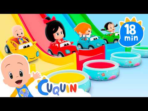 Slides and Animal Cars - Babies | Cleo & Cuquín