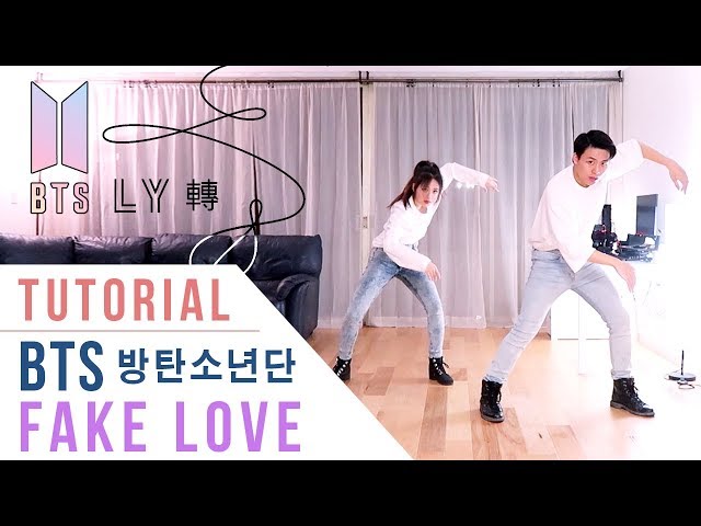 BTS (방탄소년단) - 'FAKE LOVE' Dance Tutorial (Mirrored) | Ellen and Brian class=