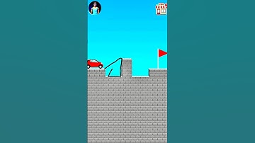 Draw Bridge Game 🚗😳 - Android Gameplay  #shorts